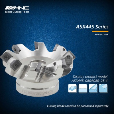 ASX445-080A06R-25.4 Flat milling cutter disc