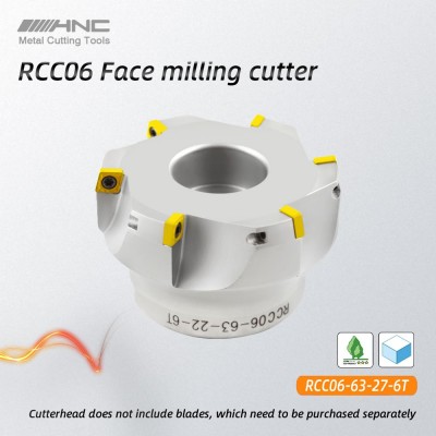 RCC06-40-22-4T 75 degrees waste angle of the blade re-use milling cutter