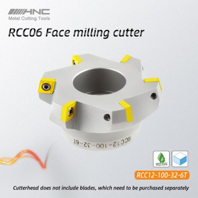 RCC12-100-32-6T 75 degrees waste angle of the blade re-use milling cutter
